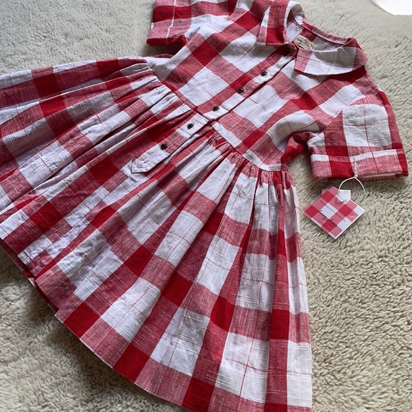 Lacey Lane | Red & White Checkered Hopscotch Dress | 7 - Picture 11 of 16